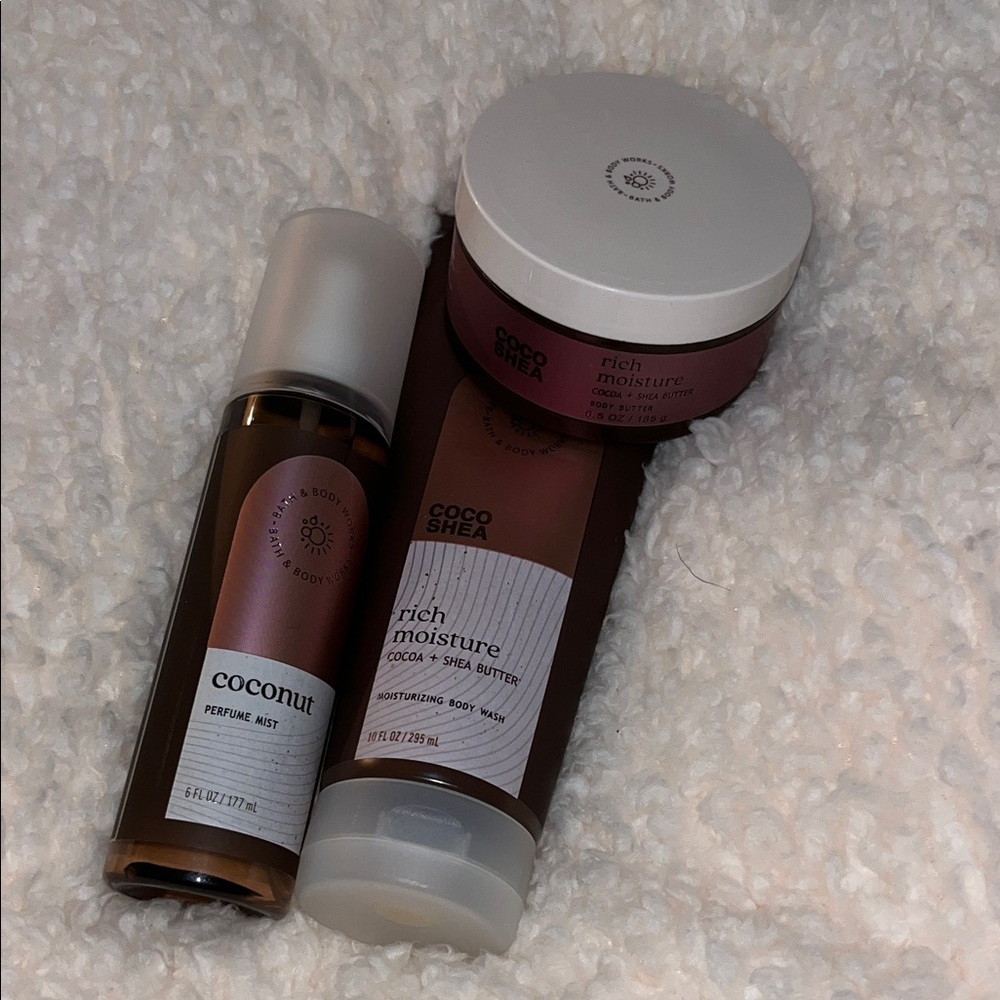 Bath & Body Works CocoShea Coconut Trio